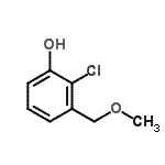 CAS#: 857783-34-7, 2-Chloro-3-(methoxymethyl)phenol