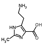 CAS 登录号：857939-28-7， 4-(2-氨基乙基)-2-甲基-1H-咪唑-5-羧酸
