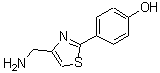 CAS 登录号：858009-29-7， 4-[4-(氨基甲基)-1,3-噻唑-2-基]苯酚