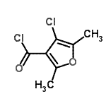 CAS#: 85803-84-5, 4-Chloro-2,5-dimethyl-3-furoyl chloride