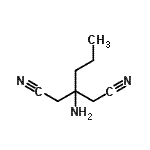 CAS 登录号：858252-06-9， 3-氨基-3-丙基戊烷二腈