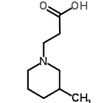 CAS 登录号：858444-38-9， 3-(3-甲基-1-哌啶基)丙酸