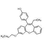 CAS#: 85850-85-7, 4-[7-(Allyloxy)-11-ethyldibenzo[b,f]oxepin-10-yl]phenol