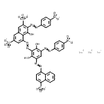 CAS#: 85851-56-5, Trisodium 5-({2,6-dihydroxy-3-[(4-nitrophenyl)diazenyl]-5-[(4-sulfonato-1-naphthyl)diazenyl]phenyl}diazenyl)-4-hydroxy-3-[(4-nitrophenyl)diazenyl]-2,7-naphthalenedisulfonate