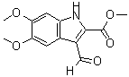 CAS#: 858749-33-4, Methyl 3-formyl-5,6-dimethoxy-1H-indole-2-carboxylate