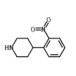 CAS#: 858850-23-4, 4-(2-Nitrophenyl)piperidine