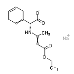 CAS#: 85896-05-5, Sodium (2R)-1,4-cyclohexadien-1-yl[(4-ethoxy-4-oxo-2-buten-2-yl)amino]acetate