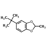 CAS 登录号：85896-58-8， 2-甲基-5-(2-甲基-2-丙基)-1,3-苯并二氧戊环