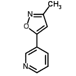 CAS#: 85903-38-4, 3-(3-Methyl-1,2-oxazol-5-yl)pyridine