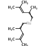 CAS 登录号：85908-78-7， 二(2,4-二甲基-1,3-戊二烯-1-基)钌(1+)