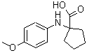 CAS#: 859181-99-0, 1-[(4-Methoxyphenyl)amino]cyclopentanecarboxylic acid