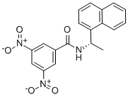 CAS 登录号：85922-31-2， (S)-(+)-N-[1-(1-萘基)乙基]-3,5-二硝基苯甲酰胺