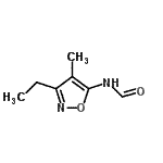 CAS 登录号：859444-33-0， N-(3-乙基-4-甲基-1,2-恶唑-5-基)甲酰胺
