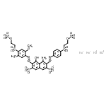 CAS 登录号：85959-29-1， 四钠4-氨基-5-羟基-6-[(2-甲氧基-5-甲基-4-{[2-(磺酸氧基)乙基]磺酰基}苯基)偶氮]-3-[(4-{[2-(磺酸氧基)乙基]磺酰基}苯基)偶氮]-2,7-萘二磺酸酯