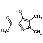 CAS#: 85985-64-4, 1-(4-Hydroxy-1,5-dimethyl-1H-pyrazol-3-yl)ethanone