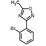 CAS 登录号：859851-04-0， 3-(2-溴苯基)-5-甲基-1,2,4-恶二唑