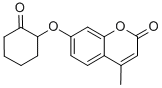 CAS 登录号：86048-54-6， 4-甲基-7-(2-氧代-环己基氧基)-苯并吡喃-2-酮