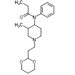 CAS#: 86052-06-4, N-{1-[2-(1,3-Dioxan-2-yl)ethyl]-3-methyl-4-piperidinyl}-N-phenylpropanamide