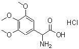 CAS#: 86053-95-4, Amino(3,4,5-trimethoxyphenyl)acetic acid hydrochloride (1:1)