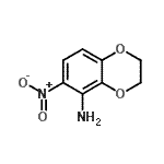 CAS#: 860690-60-4, 6-Nitro-2,3-dihydro-1,4-benzodioxin-5-amine