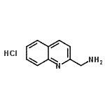 CAS#: 861036-67-1, 1-(2-Quinolinyl)methanamine hydrochloride (1:1)