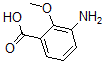 CAS 登录号：861306-04-9， 3-氨基-2-甲氧基-苯甲酸