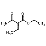 CAS 登录号：861315-54-0， 乙基(2E)-2-氨基甲酰-2-丁烯酸酯