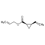 CAS 登录号：86133-45-1， 烯丙基(1R,2R)-2-乙烯基环丙烷羧酸酯