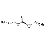 CAS 登录号：86133-46-2， 烯丙基(1R,2S)-2-乙烯基环丙烷羧酸酯