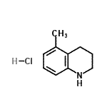 CAS#: 861368-85-6, 5-Methyl-1,2,3,4-tetrahydroquinoline hydrochloride (1:1)