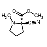 CAS#: 86138-64-9, Methyl 2-cyano-1-methyl-L-prolinate