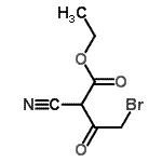 CAS 登录号：861524-44-9， 乙基4-溴-2-氰基-3-氧代丁酸酯