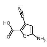 CAS#: 861571-05-3, 5-Amino-3-cyano-2-furoic acid