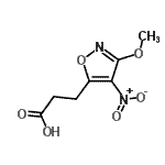 CAS 登录号：861591-89-1， 3-(3-甲氧基-4-硝基-1,2-恶唑-5-基)丙酸