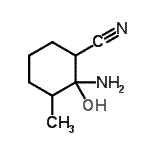 CAS#: 861618-27-1, 2-Amino-2-hydroxy-3-methylcyclohexanecarbonitrile