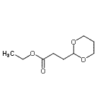 CAS#: 86178-21-4, ethyl 3-(1,3-dioxan-2-yl)propanoate