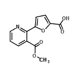 CAS 登录号：862089-25-6， 5-[3-(甲氧羰基)-2-吡啶基]-2-糠酸