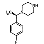 CAS#: 862270-48-2, 1-[(1R)-1-(4-Fluorophenyl)ethyl]piperazine