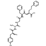 CAS#: 86248-85-3, L-Tyrosyl-D-alanylglycyl-L-phenylalanyl-O-benzyl-L-serine