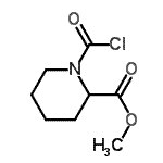 CAS 登录号：86264-78-0， 甲基1-(氯甲酰基)-2-哌啶羧酸酯