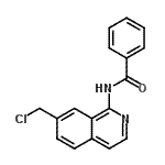 CAS 登录号：862845-69-0， N-[7-(氯甲基)-1-异喹啉基]苯甲酰胺
