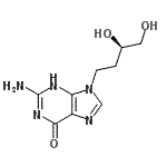 CAS#: 86304-28-1, (2R)-4-(2-Amino-6-hydroxy-9H-purin-9-yl)-1,2-butanediol