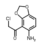 CAS 登录号：863217-09-8， 1-(5-氨基-1,3-苯并二氧戊环-4-基)-2-氯乙酮