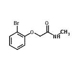 CAS 登录号：863411-69-2， 2-(2-溴苯氧基)-N-甲基乙酰胺