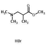 CAS 登录号：86343-59-1， 甲基3-(二甲基氨基)-2-甲基丙酸酯氢溴酸盐(1:1)