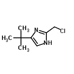 CAS#: 863477-27-4, 2-(Chloromethyl)-4-(2-methyl-2-propanyl)-1H-imidazole