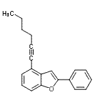 CAS#: 863871-01-6, 4-(1-Hexyn-1-yl)-2-phenyl-1-benzofuran
