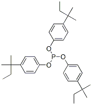 CAS 登录号：864-56-2， 4-(1,1-二甲基丙基)-苯酚 1,1',1''-亚磷酸酯