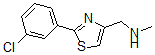 CAS#: 864068-99-5, 2-(3-Chlorophenyl)-N-Methyl-4-Thiazolemethanamine