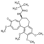 CAS 登录号：86436-38-6， 2,2-二甲基-N-[(7S)-1,2,3,10-四甲氧基-9-氧代-5,6,7,9-四氢苯并[a]庚搭烯-7-基]丙酰胺